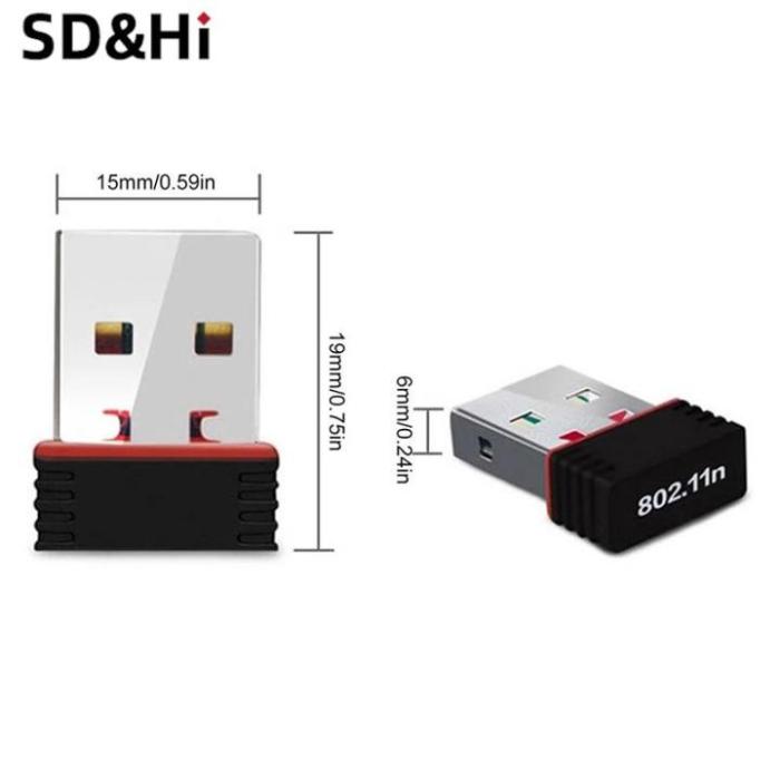【Best value for money】 RTL8188 Wireless Mini USB Network Mini USB Wifi ...